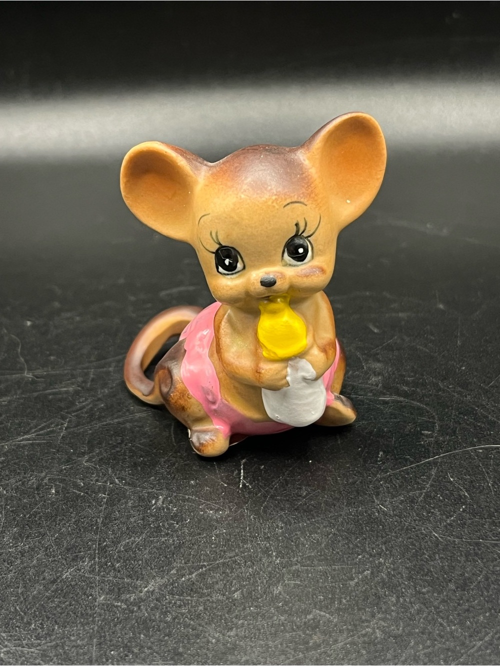 Vintage Josef Originals "Milky Way" Baby Mouse Figurine